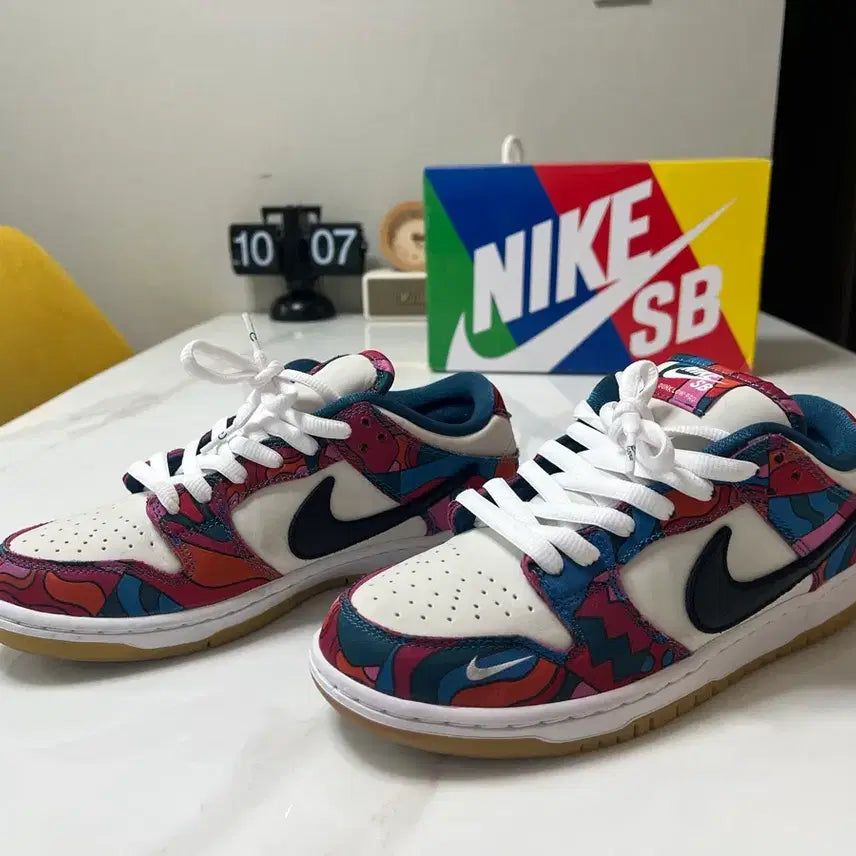 [BUNJANG] Nike x Parra SB Dunk Low Pro Abstract Art / [265] 나이키 x 파라 SB 덩크 로우 프로 앱스트랙트 아트