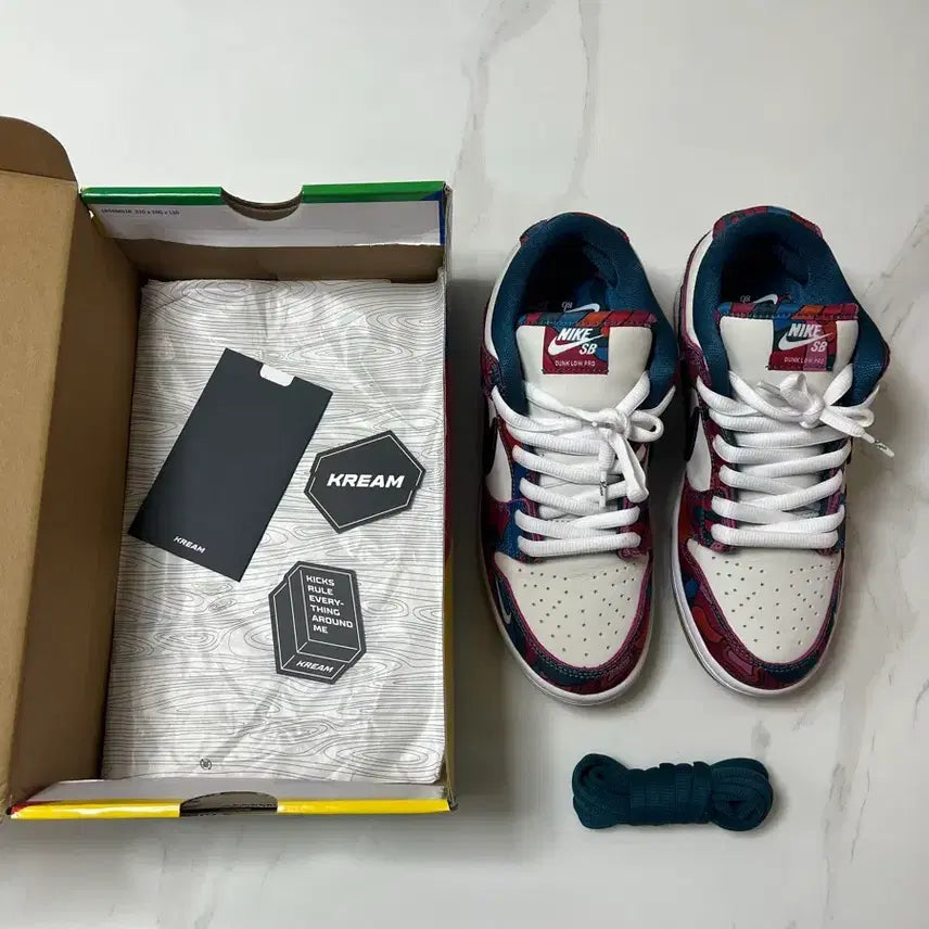 [BUNJANG] Nike x Parra SB Dunk Low Pro Abstract Art / [265] 나이키 x 파라 SB 덩크 로우 프로 앱스트랙트 아트