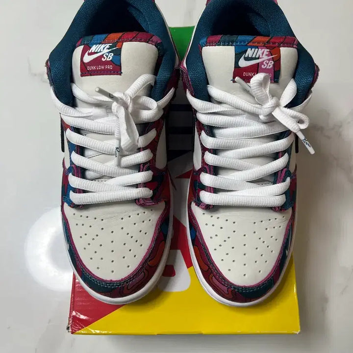 [BUNJANG] Nike x Parra SB Dunk Low Pro Abstract Art / [265] 나이키 x 파라 SB 덩크 로우 프로 앱스트랙트 아트