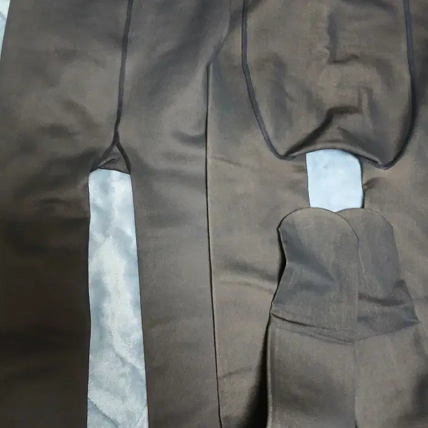 [BUNJANG] Warm Fleece Lined Tights Illusion Tights New / 웜기모융털 스타킹 착시스타킹 새상품