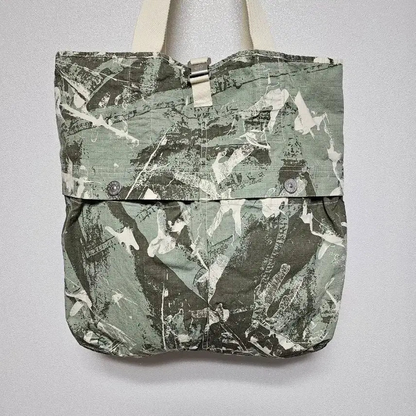 [BUNJANG] Stone Island Scan Camo Tote Bag / 스톤아일랜드 스캔 카모 온 스트레치 립스탑-OVD 토트백 (새 상품)