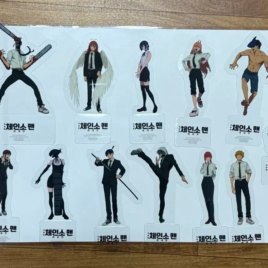 [BUNJANG] Chainsaw Man Reze PET Standee Set / 체인소맨 레제 pet 스탠디 12종