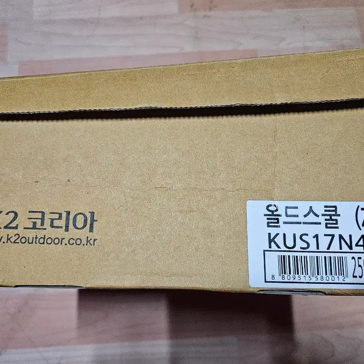 [BUNJANG] K2 Sneakers Black 250 / (새제품) K2 운동화 블랙 250 (천연가죽+폴리에스터)