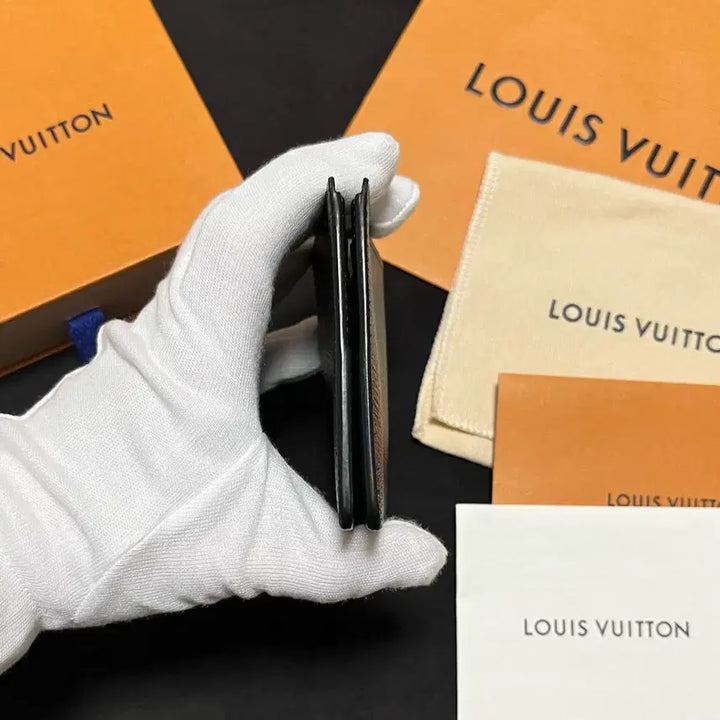 [BUNJANG] Louis Vuitton Eclipse Slender Wallet Black / [25년식/새상품급/풀구성] 루이비통 이클립스 슬렌더 월릿 반지갑 블랙