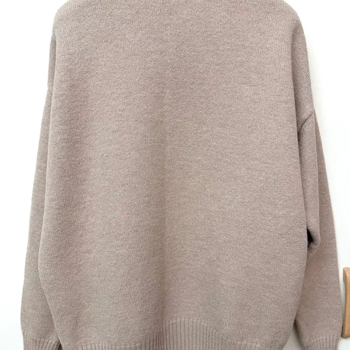 [BUNJANG] Ami Virgin Wool Big Heart Knit Beige L / 아미 버진울 빅하트 니트 베이지 L
