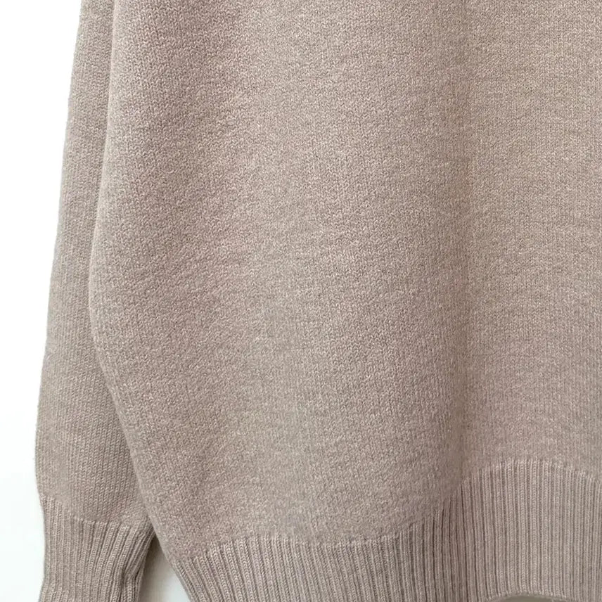[BUNJANG] Ami Virgin Wool Big Heart Knit Beige L / 아미 버진울 빅하트 니트 베이지 L