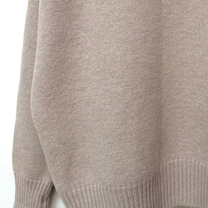 [BUNJANG] Ami Virgin Wool Big Heart Knit Beige L / 아미 버진울 빅하트 니트 베이지 L