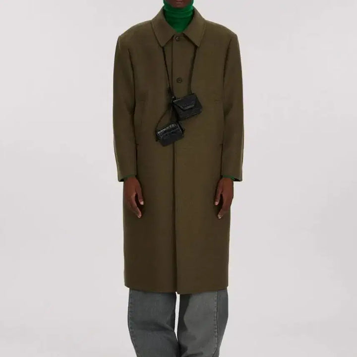 [BUNJANG] Recto Wool Highland Coat / (새상품)렉토 울 하이랜드 코트