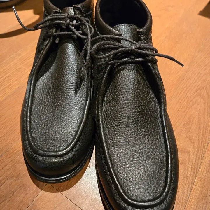 [BUNJANG] Zara Leather Moccasin Boots - Black / 가죽 모카신 남성 부츠 블랙
