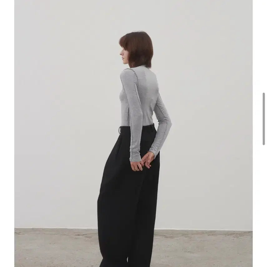 [BUNJANG] W Y Wool Slacks - Black / 와이 이 wool slacks _Black