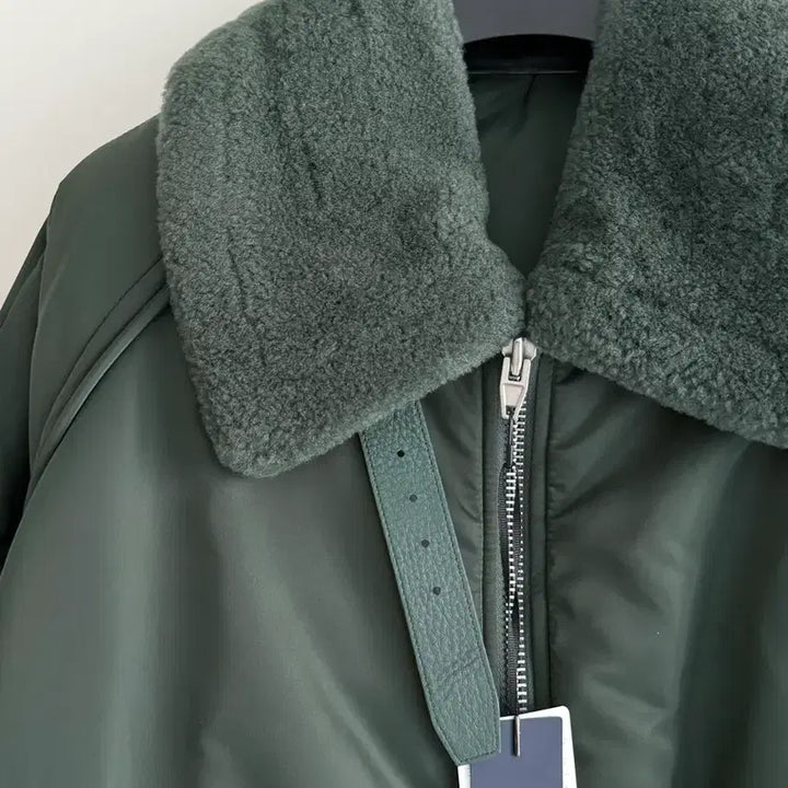 [BUNJANG] Juun.J MA-1 Padded Jacket with Fur Collar / junn.j 준지 퍼 카라 MA-1 패딩 자켓 48