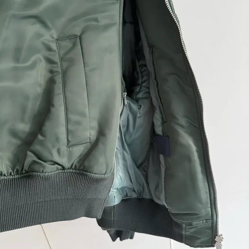 [BUNJANG] Juun.J MA-1 Padded Jacket with Fur Collar / junn.j 준지 퍼 카라 MA-1 패딩 자켓 48