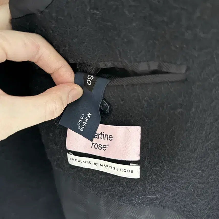 [BUNJANG] Martine Rose Textured Coat (Black, Size 50) / 마틴로즈 텍스처 코트 50