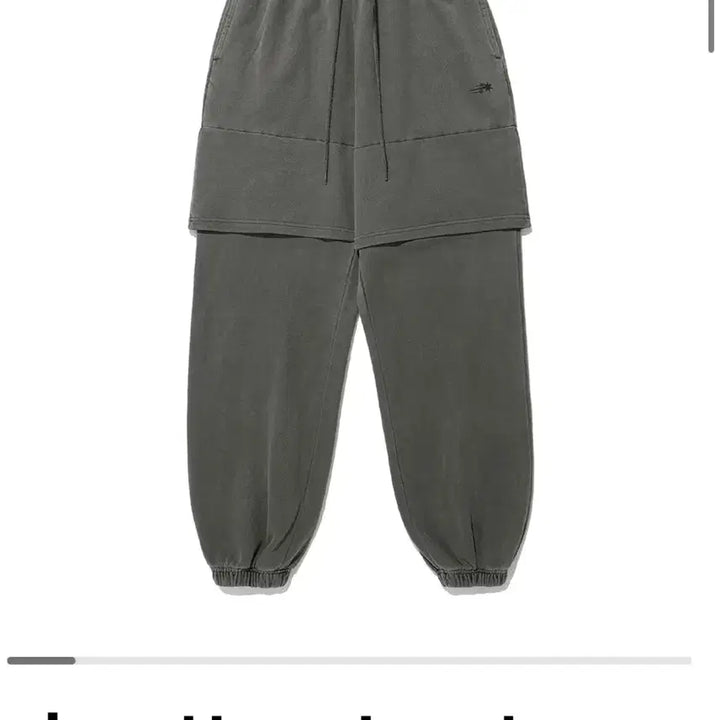 [BUNJANG] Niceghostclub Pigment Layered Sweat Pants / 나이스고스트클럽 피그먼트 레이어드 스웨트 팬츠