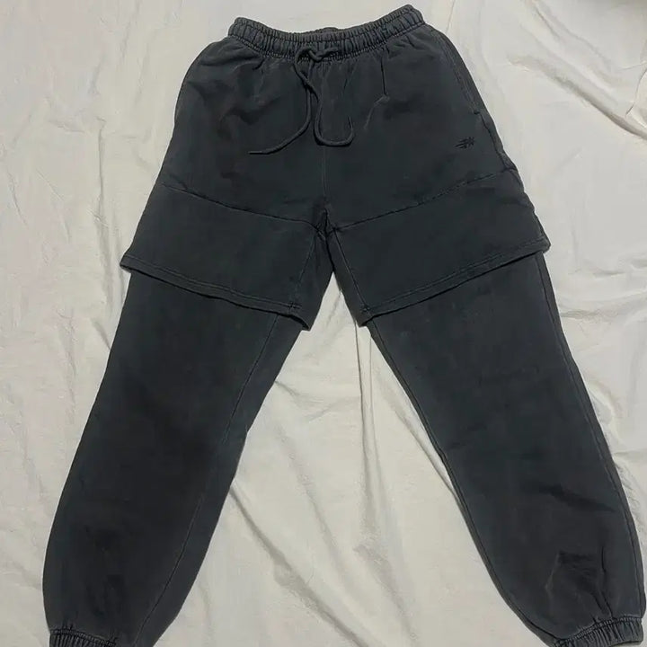 [BUNJANG] Niceghostclub Pigment Layered Sweat Pants / 나이스고스트클럽 피그먼트 레이어드 스웨트 팬츠
