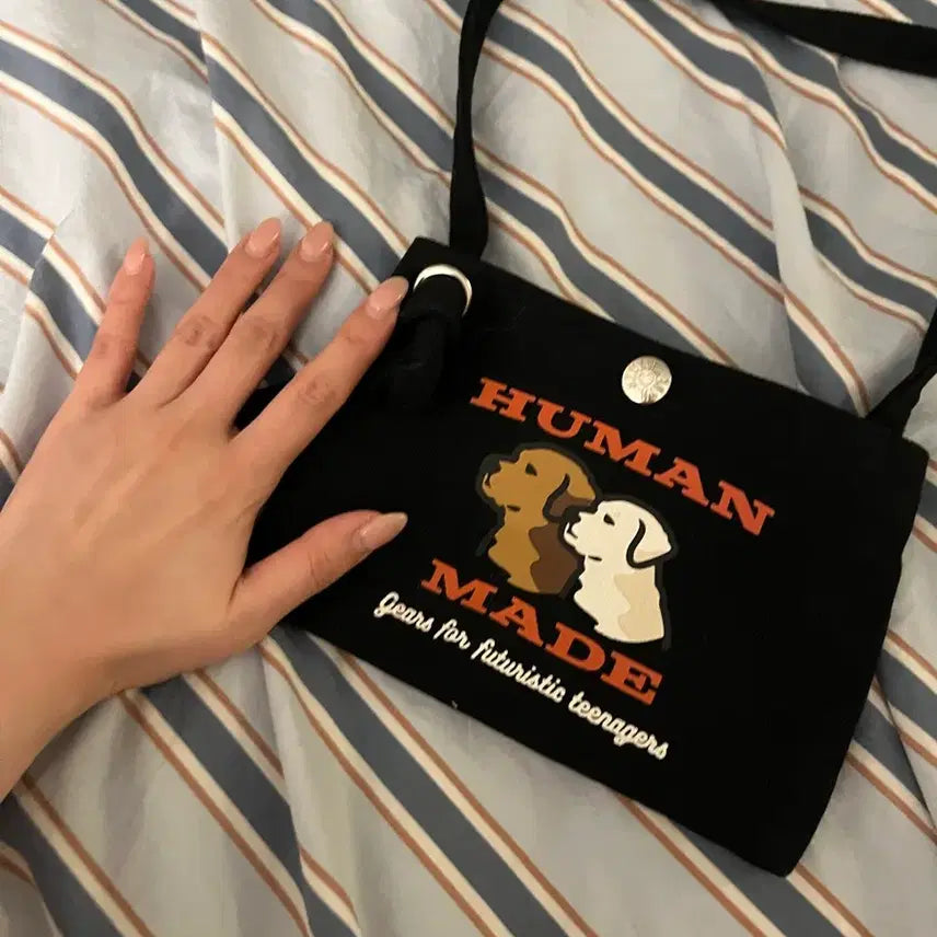 [BUNJANG] Human Made Mini Crossbody Bag / [택포] 휴먼메이드 미니 크로스백