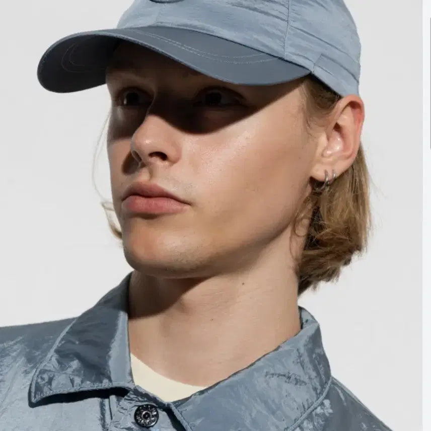 [BUNJANG] Stone Island Nylon Metal Ball Cap (Sky Blue, XL) / 스톤아일랜드 나일론 메탈 볼캡 (스카이블루 XL)