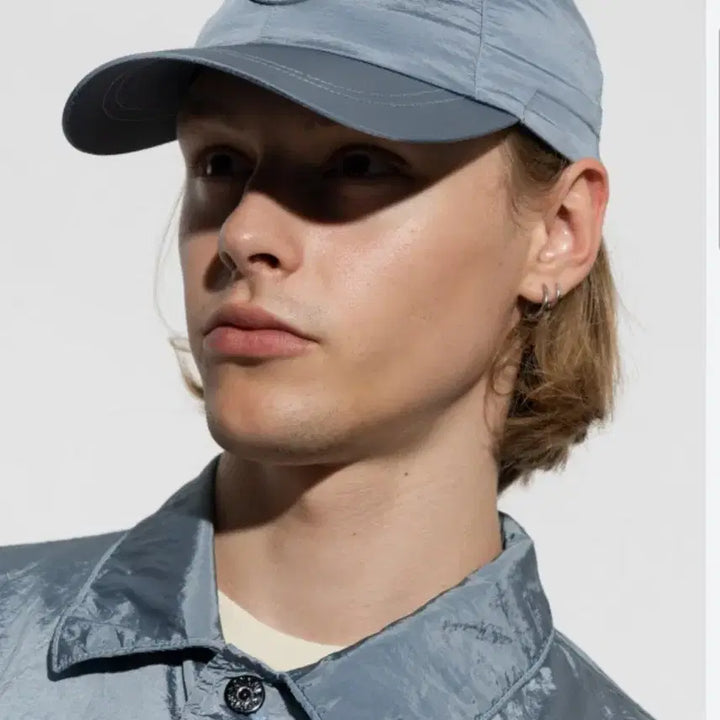 [BUNJANG] Stone Island Nylon Metal Ball Cap (Sky Blue, XL) / 스톤아일랜드 나일론 메탈 볼캡 (스카이블루 XL)