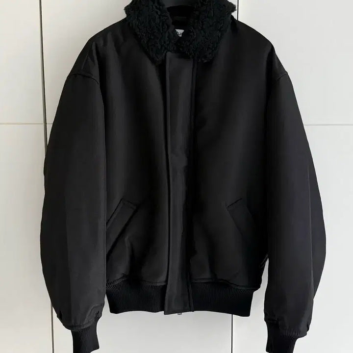 [BUNJANG] Acne Studios Fur Collar Bomber Jacket / 아크네 스튜디오 퍼 카라 봄버 자켓 XS/S (180/92A)