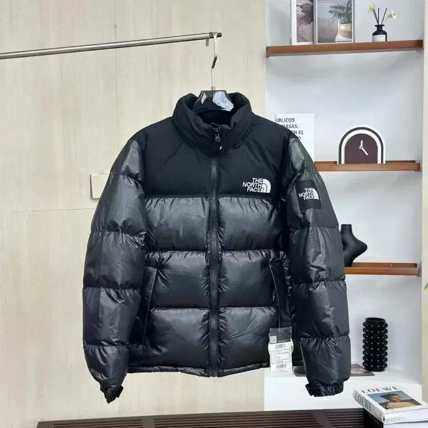 [BUNJANG] 1996 North Face Big Check Padded Jacket Black / 북면 1996 한국판 빅체크 완장 패딩 블랙