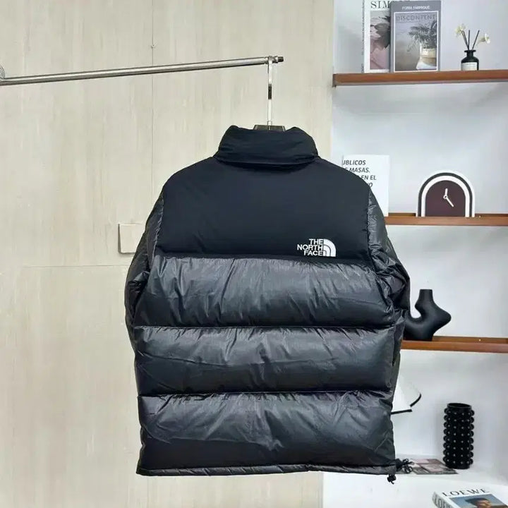 [BUNJANG] 1996 North Face Big Check Padded Jacket Black / 북면 1996 한국판 빅체크 완장 패딩 블랙