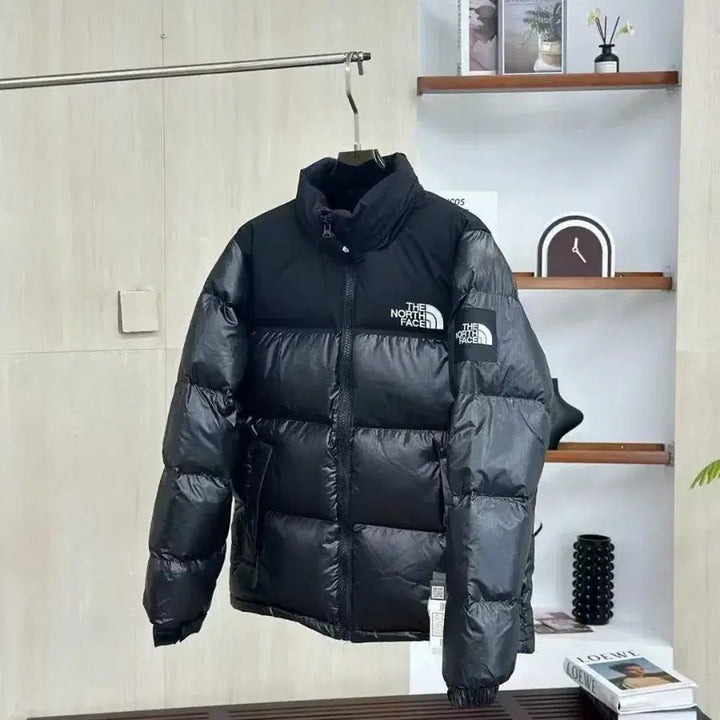 [BUNJANG] 1996 North Face Big Check Padded Jacket Black / 북면 1996 한국판 빅체크 완장 패딩 블랙