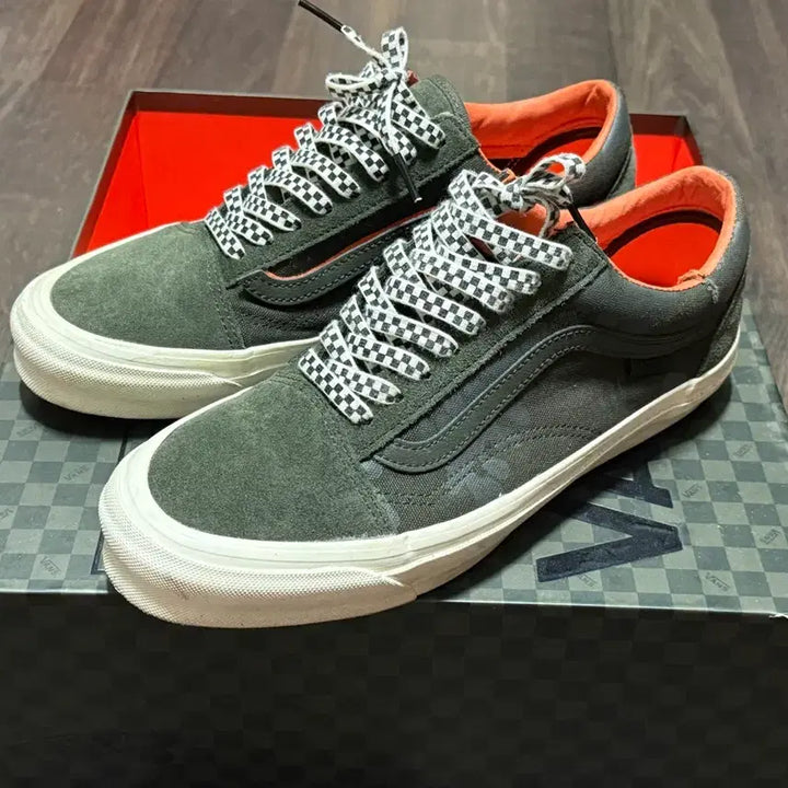 [BUNJANG] Vans x Porter Old Skool Collaboration Sneakers / 반스 요시다 포터 콜라보 그린 / 280
