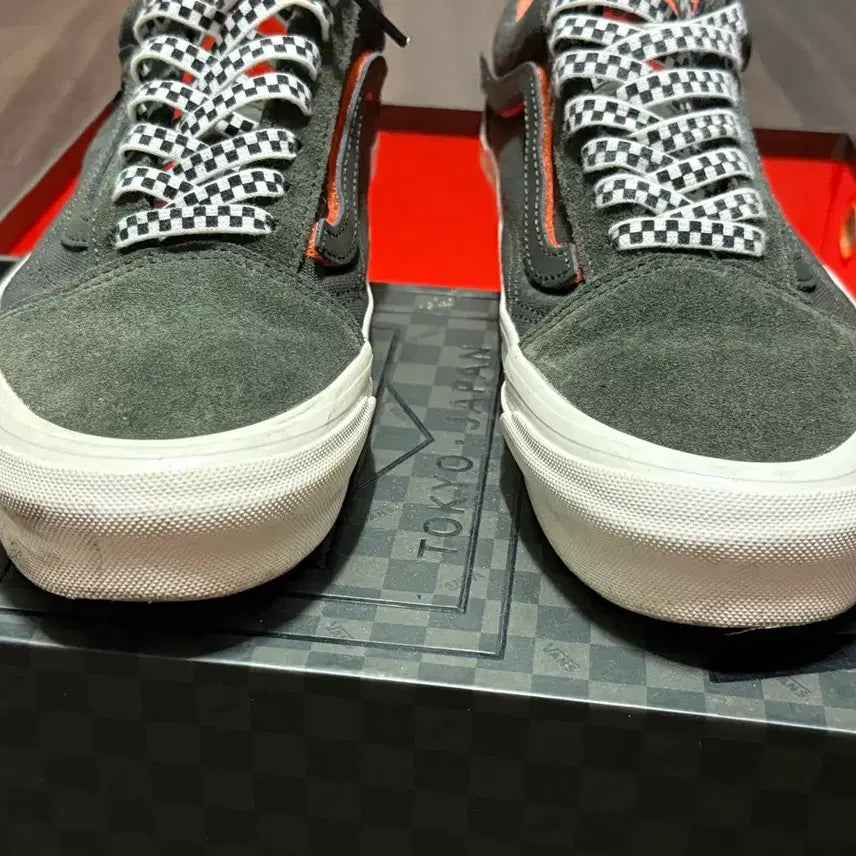 [BUNJANG] Vans x Porter Old Skool Collaboration Sneakers / 반스 요시다 포터 콜라보 그린 / 280