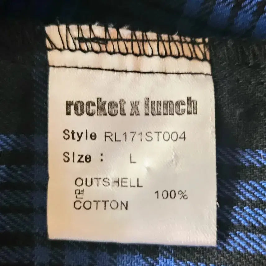 [BUNJANG] Rocket x Lunch Checkered Shirt Dress / 로켓런치 체크 셔츠 원피스