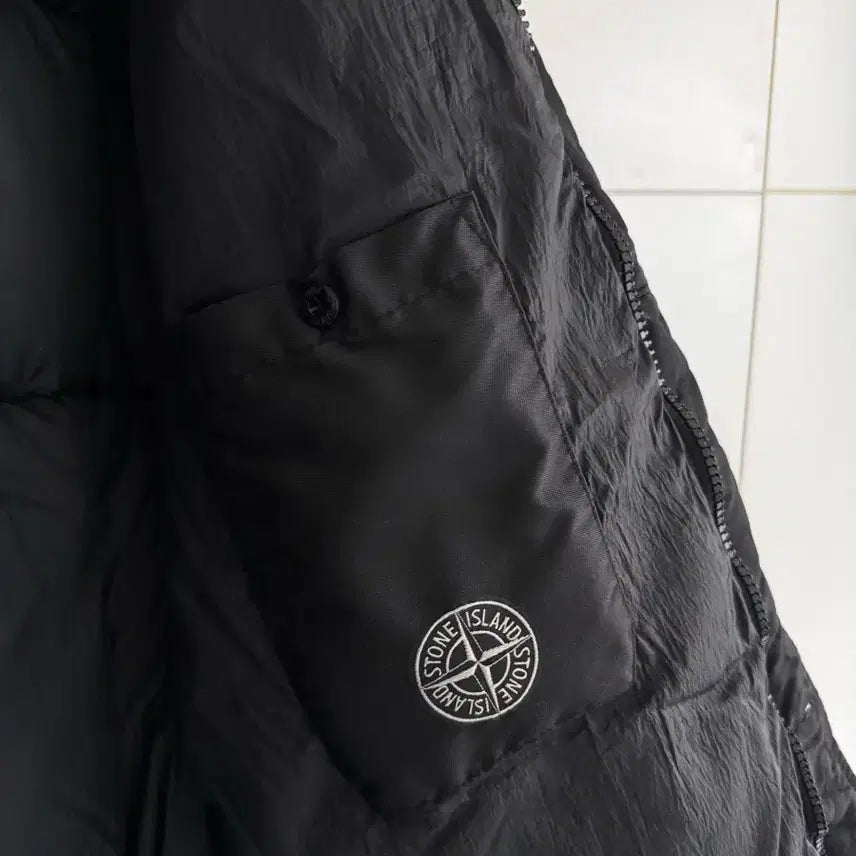 [BUNJANG] Stone Island Long Padded Jacket / 스톤아일랜드 블랙 롱 패딩 M