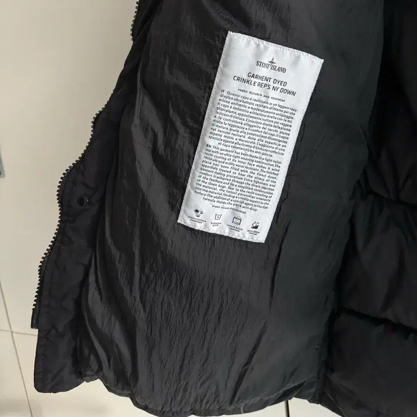 [BUNJANG] Stone Island Long Padded Jacket / 스톤아일랜드 블랙 롱 패딩 M