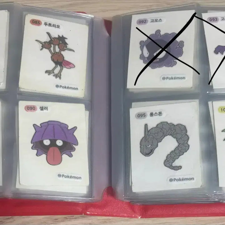 [BUNJANG] Pokemon 1st Generation Tteokbokki Stickers / 포켓몬 띠부씰 1세대 판매