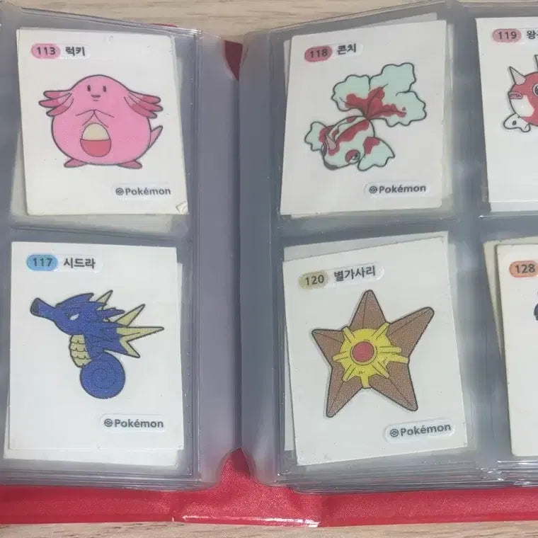 [BUNJANG] Pokemon 1st Generation Tteokbokki Stickers / 포켓몬 띠부씰 1세대 판매