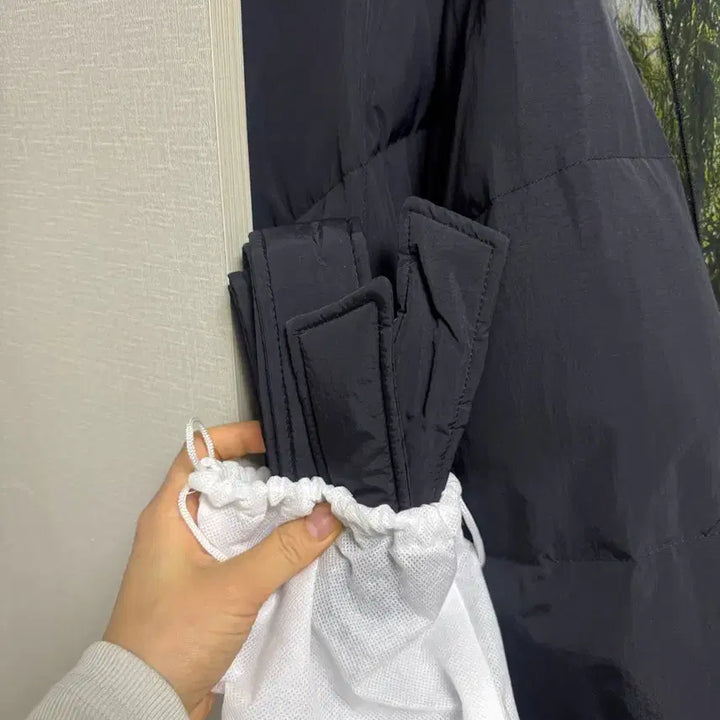 [BUNJANG] It MICHAA Out Pocket Goose Down Long Padding 55 / 잇미샤 아웃포켓 구스다운 롱패딩55