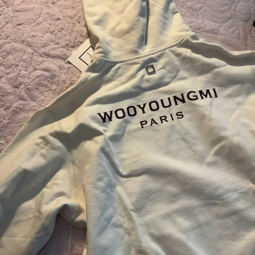 [BUNJANG] Wooyoungmi 25FW Hoodie / 우영미 백로고 후드 25fw