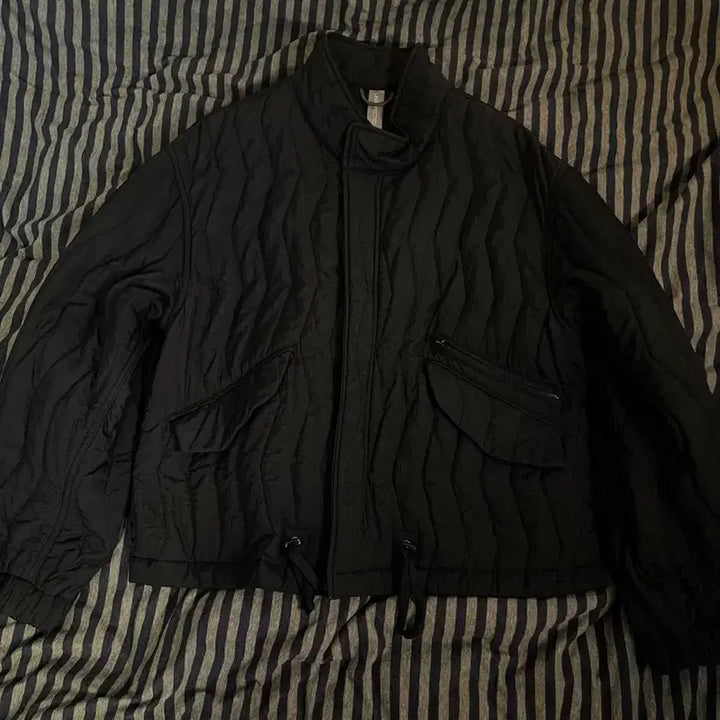 [BUNJANG] Unaffected Quilted Blouson Jacket Navy / [L] 언어펙티드 21fw 퀼티드 퀼팅 블루종 자켓 네이비