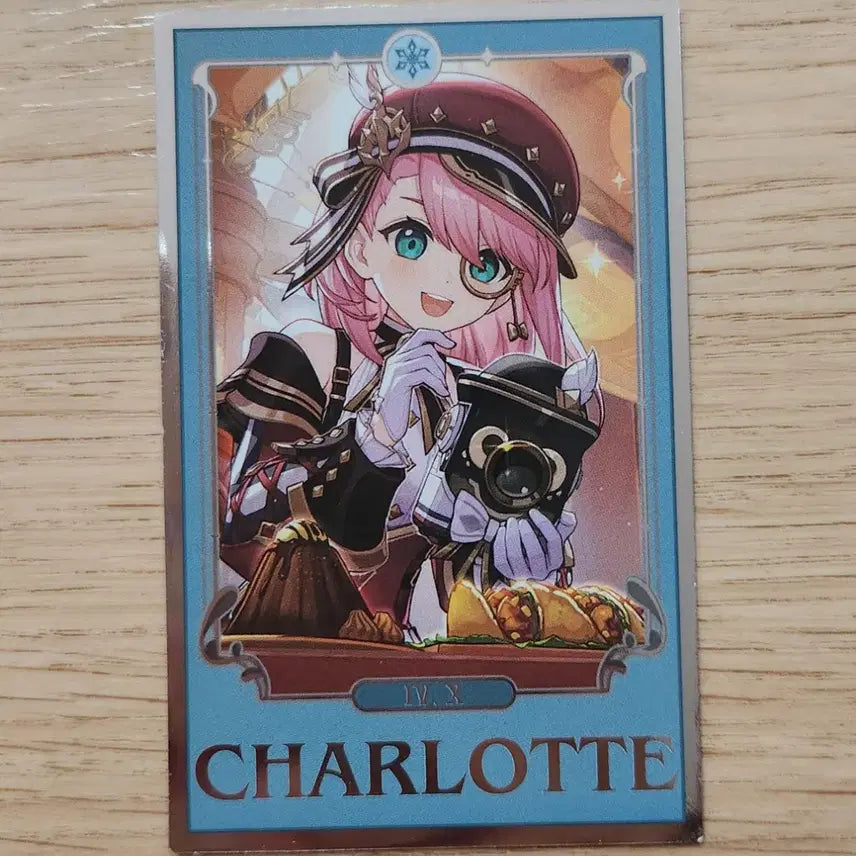 [BUNJANG] Hoyo-Land Genshin Impact Charlotte Fortune Card / 호요랜드 원신 점괘 2025 샤를로트 점괘 카드 CHARLOTTE