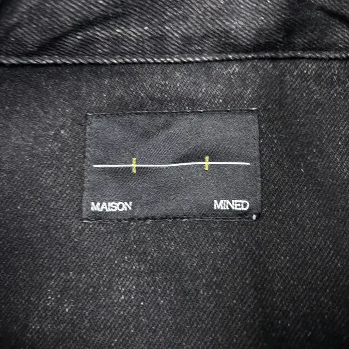 [BUNJANG] Maison Mineed Black Denim Jacket / 메종 미네드 블랙컬러 데님 자켓