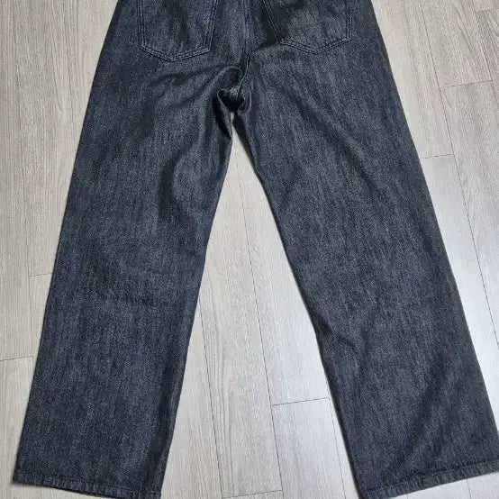 [BUNJANG] 8 Seconds Black Denim Wide Pants / (새상품) 에잇세컨즈 블랙 데님 와이드 팬츠
