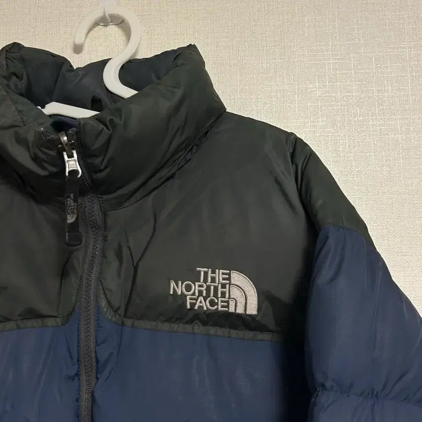 [BUNJANG] The North Face Nuptse 700 Goose Down Padded Jacket Navy Gray / 노스페이스 구스다운 눕시 패딩 700 네이비 그레이 100 L
