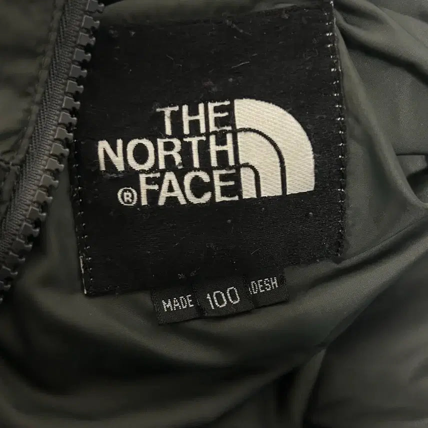 [BUNJANG] The North Face Nuptse 700 Goose Down Padded Jacket Navy Gray / 노스페이스 구스다운 눕시 패딩 700 네이비 그레이 100 L
