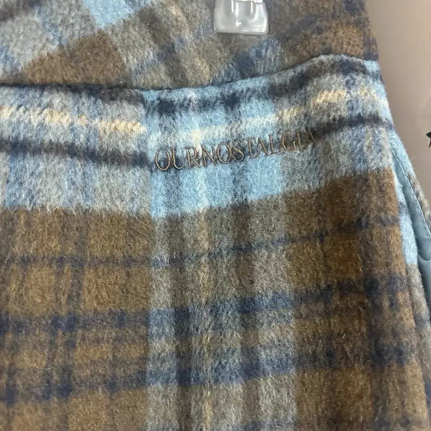 [BUNJANG] Our Nostalgia Vintage Check Skirt / 아우어노스텔지아 빈티지체크스커트 (S/길이수선)