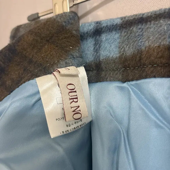[BUNJANG] Our Nostalgia Vintage Check Skirt / 아우어노스텔지아 빈티지체크스커트 (S/길이수선)