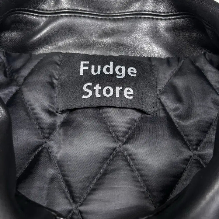 [BUNJANG] LaFudge Store Black Leather Jacket / 라퍼지 스토어 블랙컬러 레더 자켓