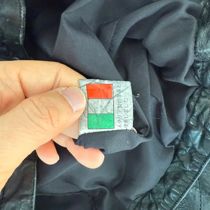 [BUNJANG] Pre-owned Lambskin Leather Jacket / Pre owned 램스킨 레더자켓