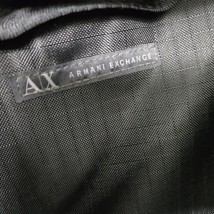 [BUNJANG] Armani Exchange Roll Top Backpack Black / 주말특가!!  아르마니 익스체인지 롤탑 백팩 블랙