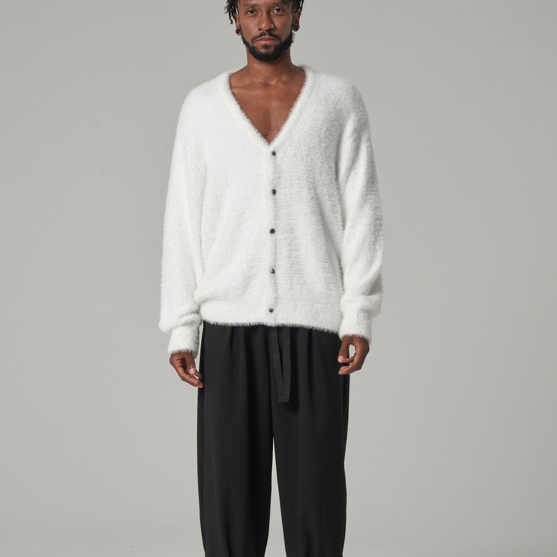 [BUNJANG] TENER Basic Fur Mohair Cardigan / 테네르(TENER) 베이직 퍼 모헤어 가디건
