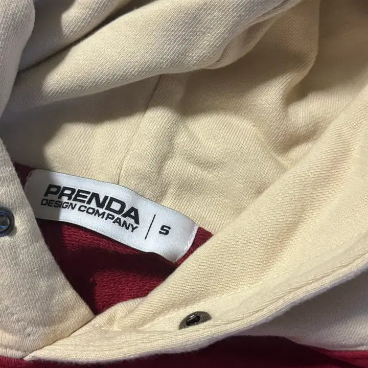 [BUNJANG] Freenda Hoodie Cream/Wine / 디자이너 브랜드 후드티 크림/와인