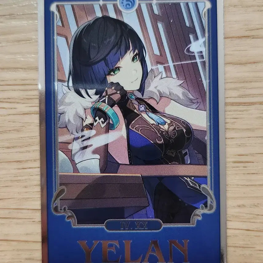[BUNJANG] Hoyoverse Genshin Impact Yelan Fortune Card / 호요랜드 원신 점괘 2025 야란 점괘 카드 YELAN