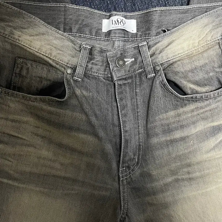 [BUNJANG] Elmood Max Wide Denim - Dust Gray Jeans / 엘무드 맥스와이드 데님 더스트 그레이